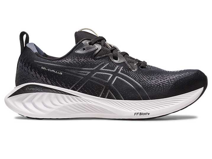 Men's Asics GEL-CUMULUS 25 EXTRA WIDE Running Shoes Black / Grey | Israel-8753216
