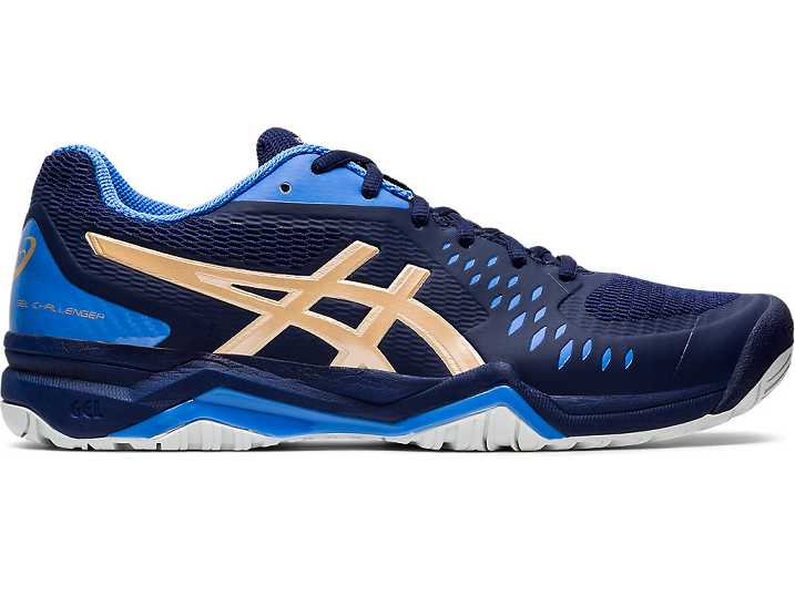 Men's Asics GEL-Challenger 12 Tennis Shoes Navy | Israel-8350714