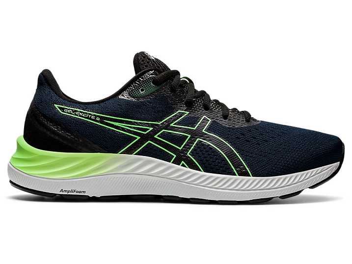 Men's Asics GEL-EXCITE 8 Walking Shoes Blue / light Green | Israel-6270834