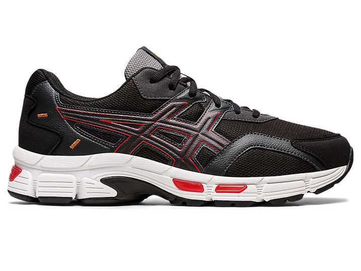 Men's Asics GEL-JOG MC Walking Shoes Black / Deep Grey | Israel-1479608