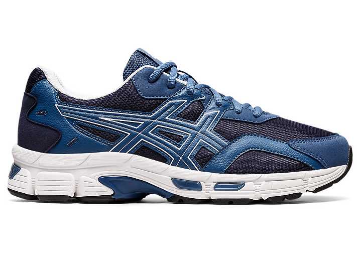 Men's Asics GEL-JOG MC Walking Shoes Navy / Dark Grey | Israel-8401695