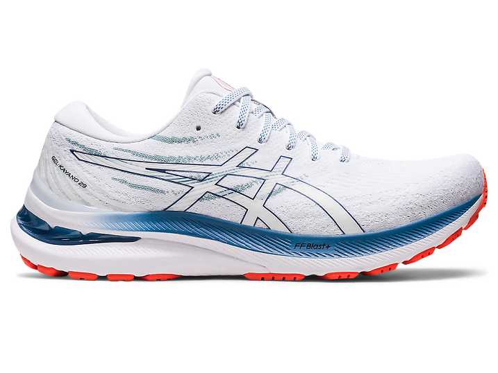 Men's Asics GEL-KAYANO 29 Running Shoes White | Israel-1206457