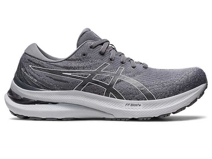 Men's Asics GEL-KAYANO 29 WIDE Running Shoes Black / White | Israel-8546319
