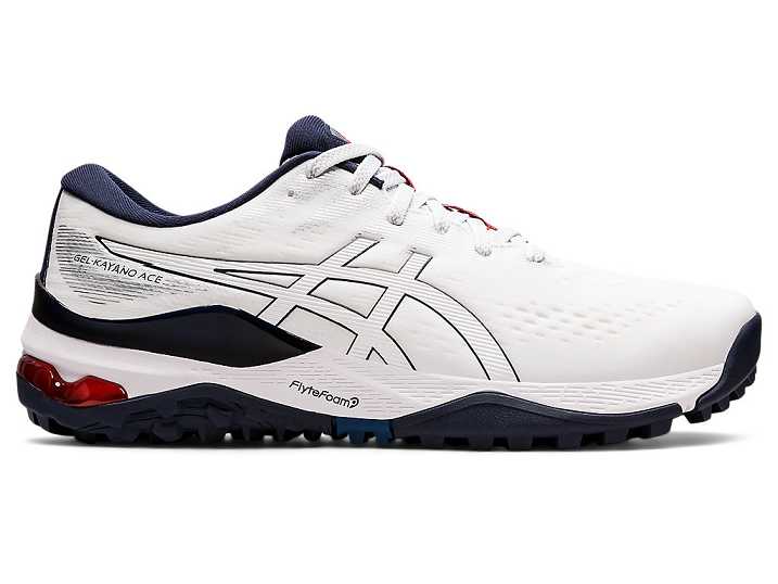 Men's Asics GEL-KAYANO ACE Golf Shoes White | Israel-2954768