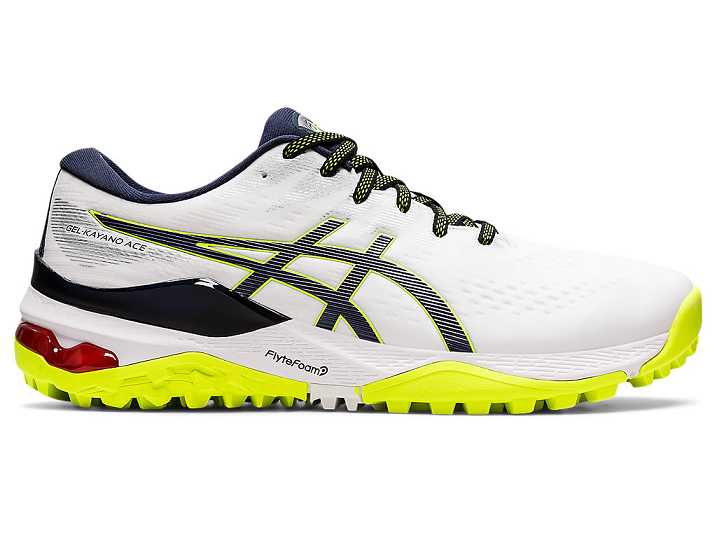 Men's Asics GEL-KAYANO ACE Golf Shoes White | Israel-5184329