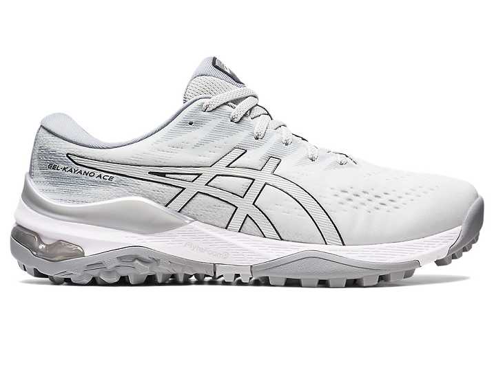 Men's Asics GEL-KAYANO ACE WIDE Golf Shoes Grey / Silver | Israel-5271068