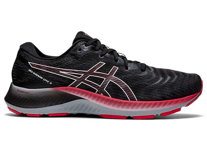 Men's Asics GEL-KAYANO LITE 2 Running Shoes Black / White | Israel-0318472