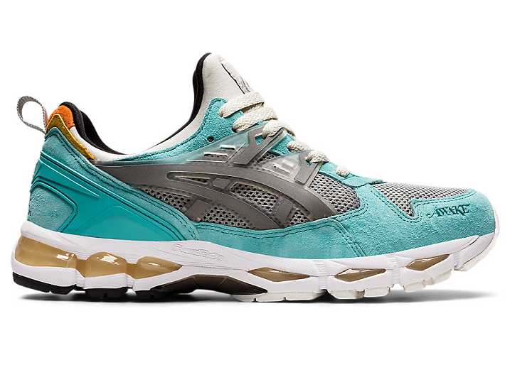 Men's Asics GEL-KAYANO TRAINER 21 Sneakers Turquoise / Silver | Israel-3258641