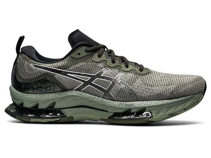Men's Asics GEL-KINSEI BLAST LE Running Shoes Green / White | Israel-9241385
