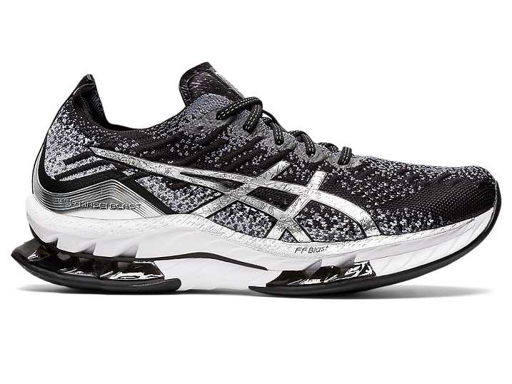 Men's Asics GEL-KINSEI BLAST PLATINUM Running Shoes Grey / Silver | Israel-2156798