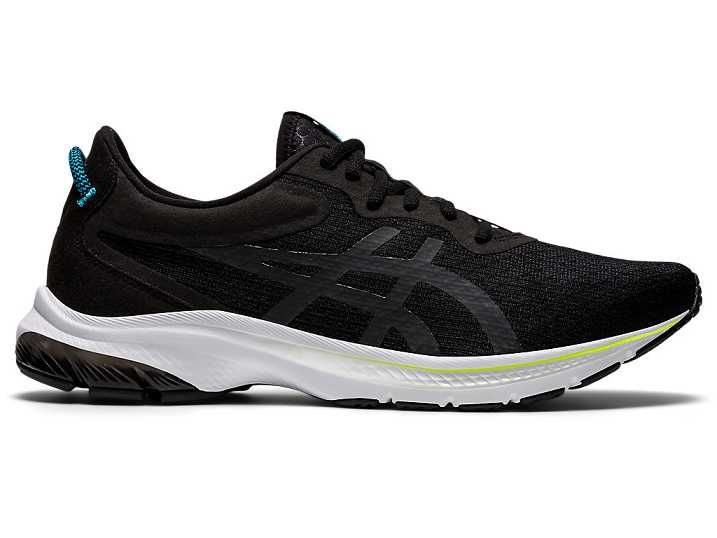 Men's Asics GEL-KUMO LYTE 2 Running Shoes Black / Light Turquoise | Israel-9762150