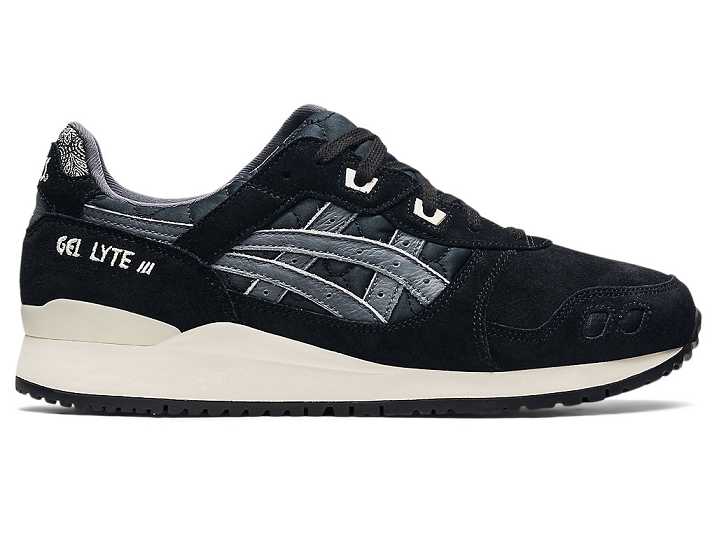 Men's Asics GEL-LYTE III OG Sneakers Black / Cream | Israel-4307261