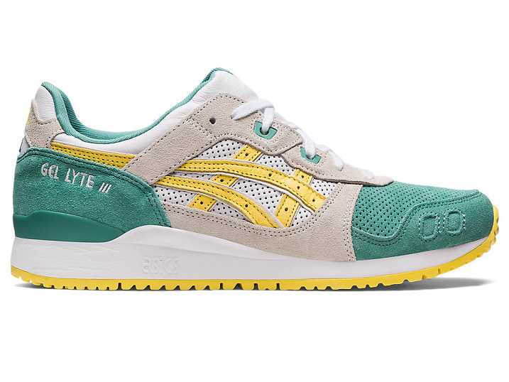 Men's Asics GEL-LYTE III OG Sneakers Olive / Cream | Israel-8412376
