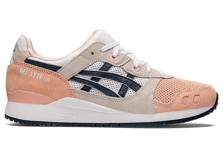 Men's Asics GEL-LYTE III OG Sneakers Pink / Blue | Israel-4589627