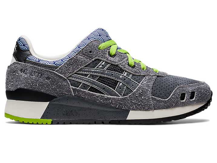 Men's Asics GEL-LYTE III OG X NICE KICKS Sneakers Dark Grey | Israel-9361725