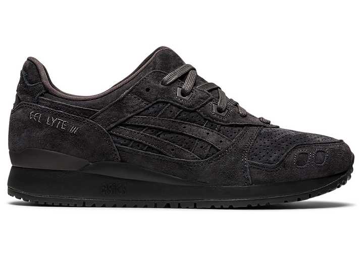 Men's Asics GEL-LYTE III Sneakers Obsidian Grey / Obsidian Grey | Israel-4128596