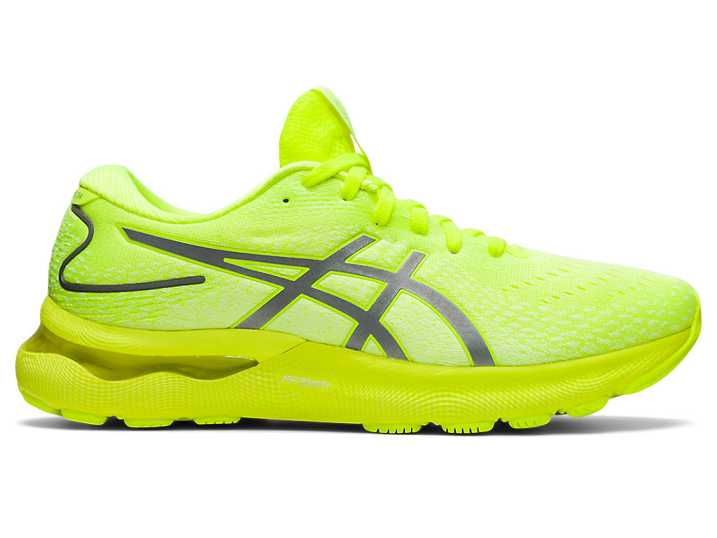 Men's Asics GEL-NIMBUS 24 LITE-SHOW Running Shoes Yellow | Israel-0942163