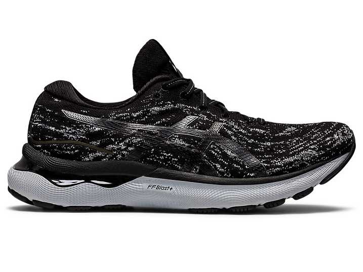 Men's Asics GEL-NIMBUS 24 MK Running Shoes Black | Israel-6971230