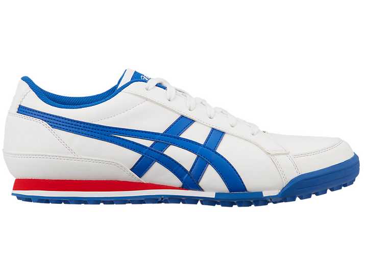 Men's Asics GEL-PRESHOT CLASSIC 3 Golf Shoes White / Royal | Israel-2586037