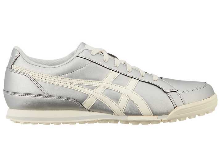Men's Asics GEL-PRESHOT CLASSIC 3 Golf Shoes Silver / Cream | Israel-4917358