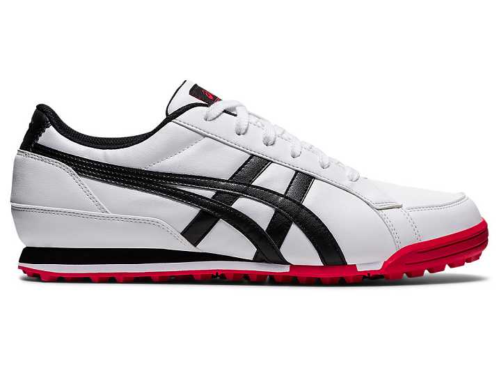 Men's Asics GEL-PRESHOT CLASSIC 3 Golf Shoes White / Black | Israel-7256809