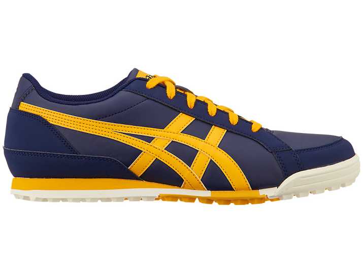 Men's Asics GEL-PRESHOT CLASSIC 3 Golf Shoes Navy / Orange Flower | Israel-8594627