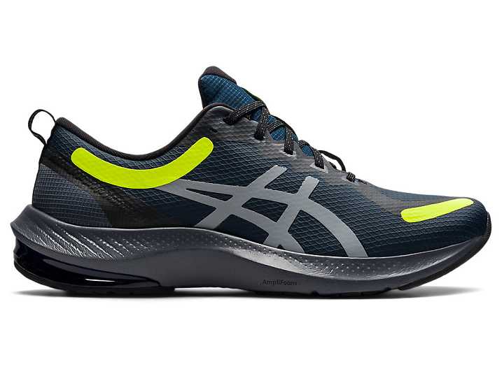 Men's Asics GEL-PULSE 13 AWL Running Shoes Blue / Yellow | Israel-3407612