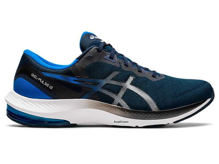 Men's Asics GEL-PULSE 13 Walking Shoes Blue / White | Israel-0132594