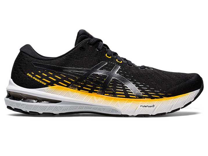 Men's Asics GEL-PURSUE 8 Running Shoes Black | Israel-5379128