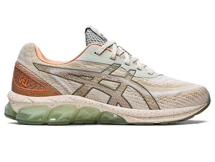 Men's Asics GEL-QUANTUM 180 VII Running Shoes Light Olive / Grey | Israel-6754190
