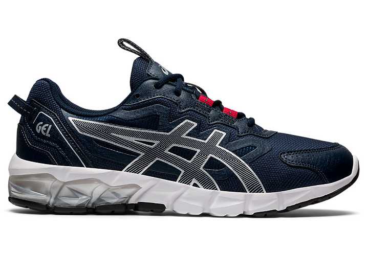 Men's Asics GEL-QUANTUM 90 3 Sneakers Blue / Silver | Israel-0972345
