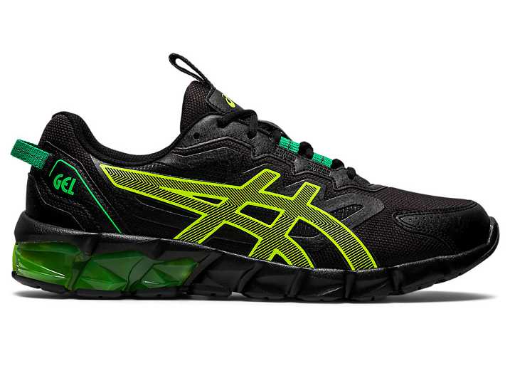 Men's Asics GEL-QUANTUM 90 3 Sneakers Black / Yellow | Israel-1328497