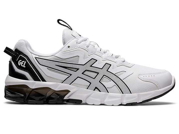 Men's Asics GEL-QUANTUM 90 3 Sneakers White / Black | Israel-1539724