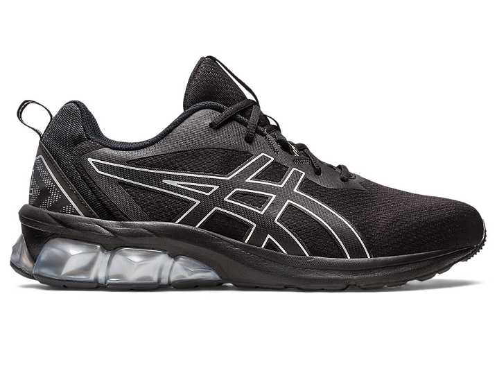 Men's Asics GEL-QUANTUM 90 IV Sneakers Black / Silver | Israel-3240856