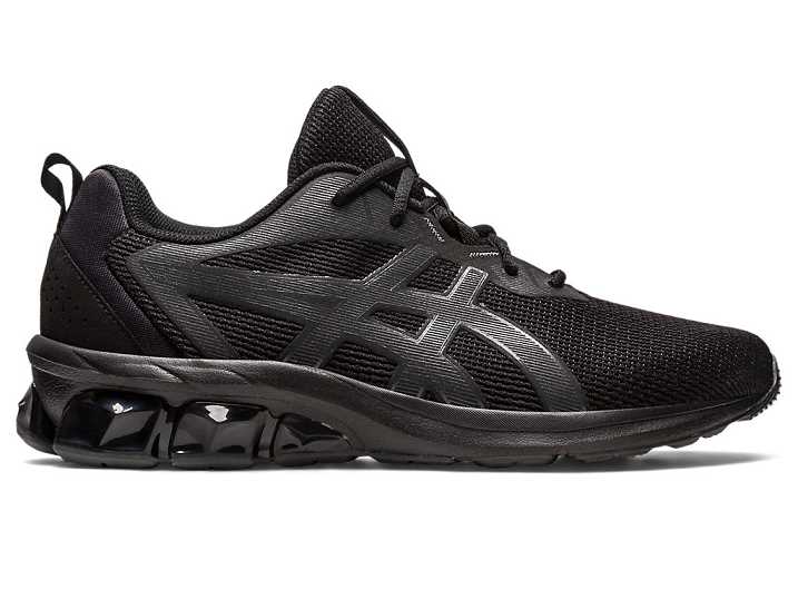 Men's Asics GEL-QUANTUM 90 IV Sneakers Black / Deep Grey | Israel-7823590