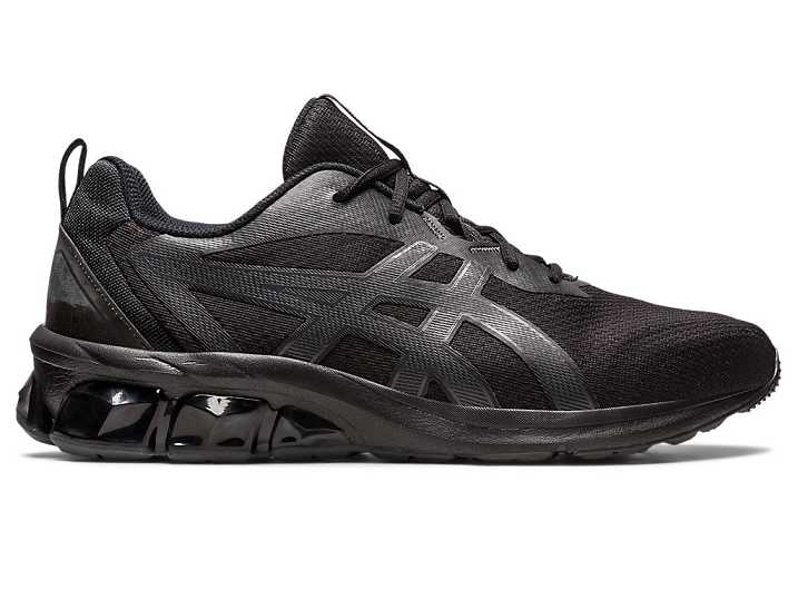 Men's Asics GEL-QUANTUM 90 IV Sneakers Black / Deep Grey | Israel-8913024