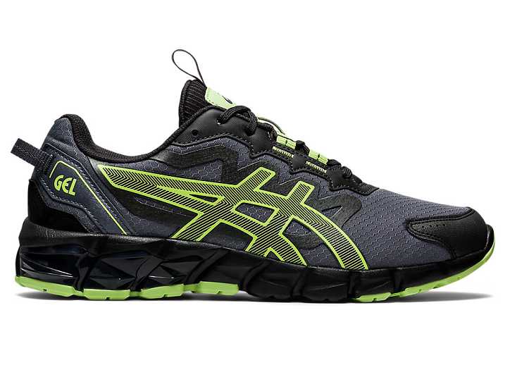 Men's Asics GEL-QUANTUM 90 Sneakers Black / Light Green | Israel-3421675