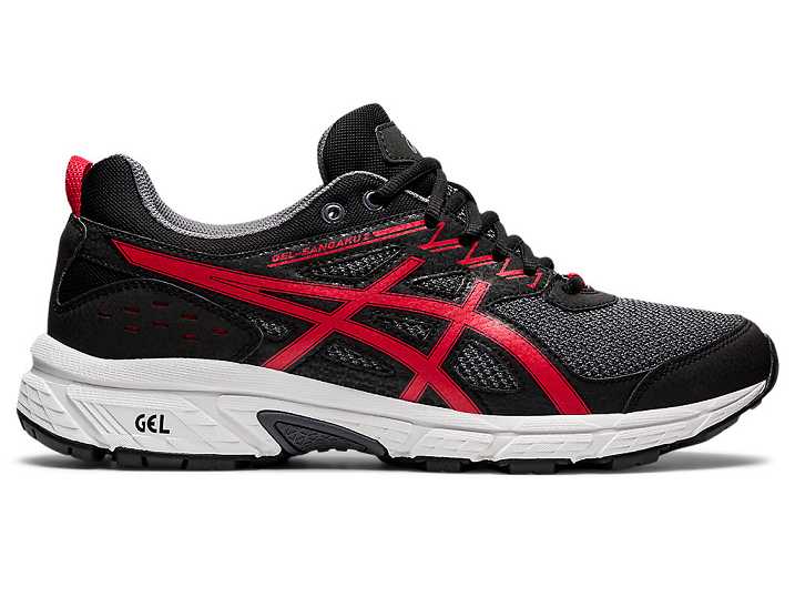 Men's Asics GEL-SANGAKU 2 Running Shoes Black / Red | Israel-4709586