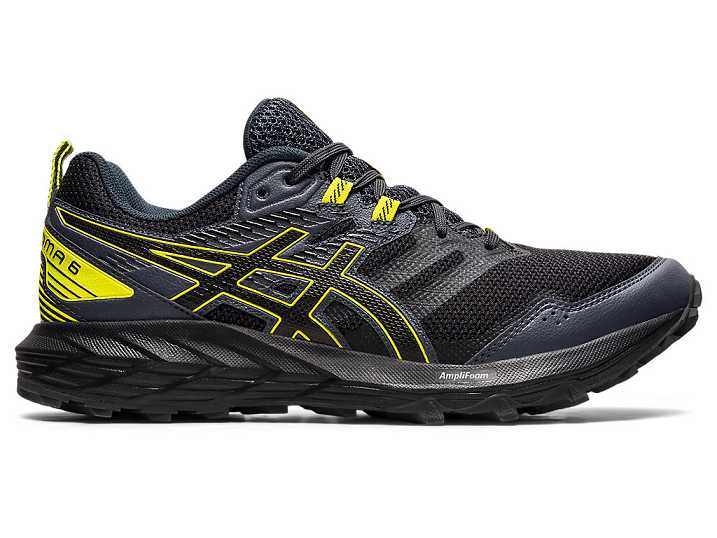 Men's Asics GEL-SONOMA 6 Trail Running Shoes Deep Grey | Israel-9064853