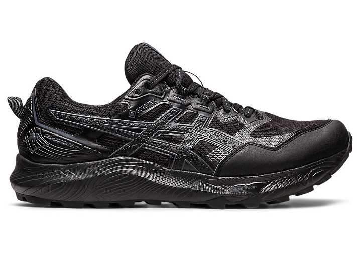 Men's Asics GEL-SONOMA 7 GTX Trail Running Shoes Black / Grey | Israel-8491703