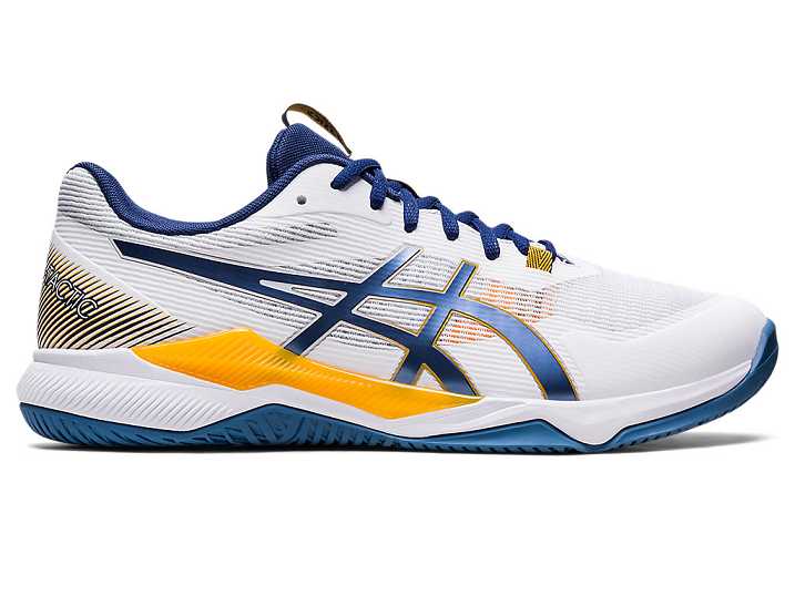 Men's Asics GEL-TACTIC Volleyball Shoes White | Israel-0789532
