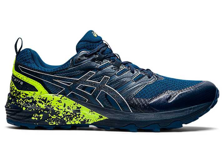 Men's Asics GEL-Trabuco Terra Trail Running Shoes Blue / Silver | Israel-8437519