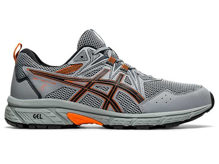 Men's Asics GEL-VENTURE 8 EXTRA WIDE Trail Running Shoes Grey | Israel-6839027