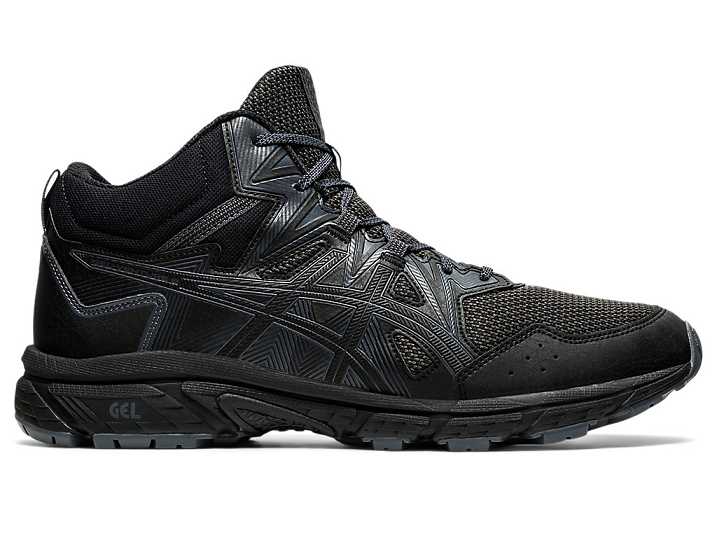 Men's Asics GEL-VENTURE 8 MT Trail Running Shoes Black | Israel-8921065