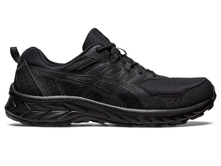 Men's Asics GEL-VENTURE 9 EXTRA WIDE Trail Running Shoes Black | Israel-7302915