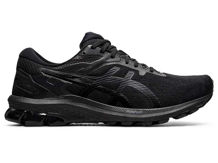 Men's Asics GT-1000 10 EXTRA WIDE Walking Shoes Black | Israel-7649283