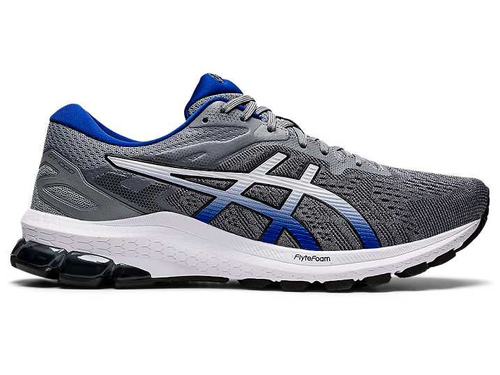 Men's Asics GT-1000 10 Running Shoes Grey / Blue | Israel-7610325