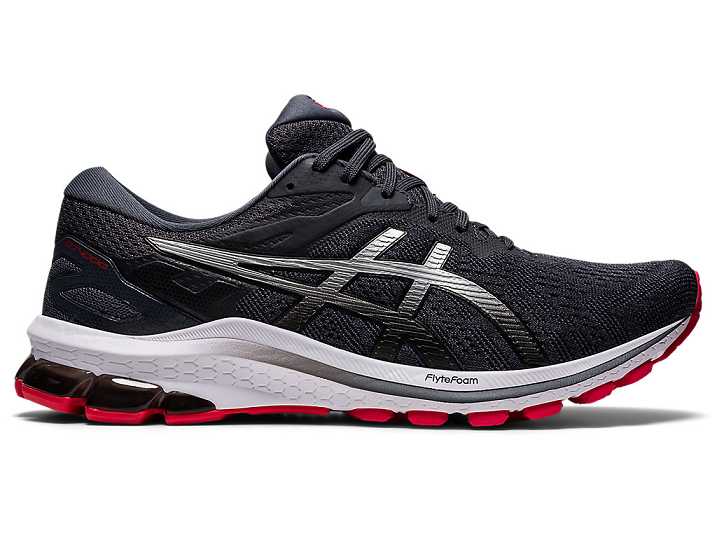 Men's Asics GT-1000 10 Walking Shoes Grey / Silver | Israel-3648712