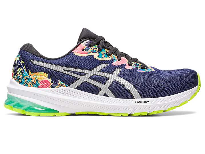 Men's Asics GT-1000 11 EXTRA-WIDE LITE-SHOW Running Shoes Light Green | Israel-9178362