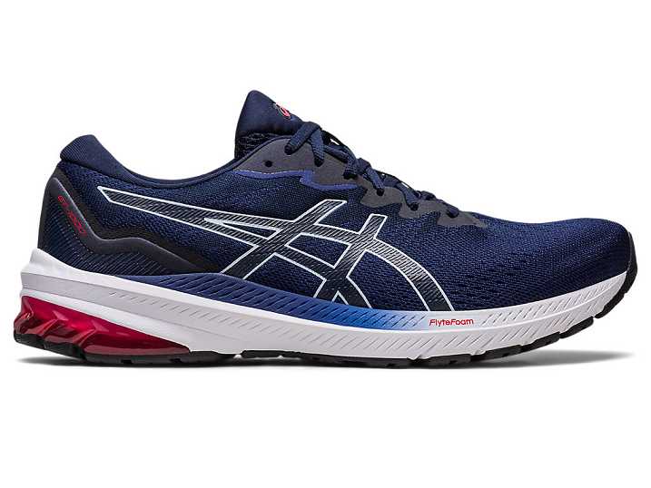 Men's Asics GT-1000 11 EXTRA WIDE Running Shoes Blue | Israel-2018456